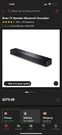 Bose Tv Speaker Bluetooth Soundbar. Fixed Price $200.00.