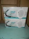 Pyle 3.5 Flush Mount Wall/ceiling 2-WAY Speakers, White (PDIC35) Boxes. Fixed Price $79.95.