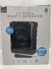 Ilive Bluetooth Wireless Led Light Effects Party SPEAKER,2 ISB200B, Black. Fixed Price $38.00.