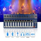 14-CHANNEL Audio Usb Mixer Bluetooth Dj Bar Live Mixing Console Studio Recording. Fixed Price $99.93.