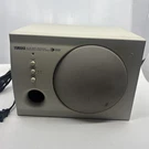 Yamaha YST-MSW10 Powered Multimedia Subwoofer Deep Base 25 Watts White. Fixed Price $39.59.