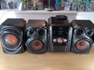 Panasonic Cd Stereo System SA-AK640 Bi-amp 5 Changer Dual Cassette Radio. Fixed Price $222.22.