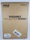 Pyle Projection Screen Foldable 84 Inches PRJFOL130 White Theater. Fixed Price $22.99.