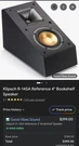 Klipsch R14SA Bookshelf Speaker Set. Fixed Price $225.00.