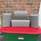 Onkyo SKC-520C, SKM-520S, 1 SKB-520 Set Of 4 Speakers Gray Tested Work Great. Fixed Price $139.99.