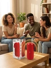 2BOOM Jammin' Portable Bluetooth Wireless Speaker Fm Radio Carrying Strap Red. Fixed Price $19.00.
