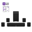 Ultimea 7.1CH Virtual Surround Sound Bar For Tv W/ Subwoofer 4 Speakers. Fixed Price $139.99.