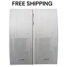 Bose 251 Environmental Outdoor (2) Speakers White Pair, Bracket. Fixed Price $389.99.