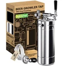 Nutrichef Pressurized Growler Tap System, 128OZ Stainless Steel Mini Keg Disp.... Fixed Price $179.43.