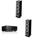 Focal Vestia NO4 Floorstanding Speakers Black (2X) With RX-A2ABL Av Receiver .... Fixed Price $3659.99.