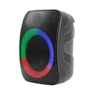 Qfx PBX-136 Portable Bluetooth Speaker With Led Party Lights Karaoke Fm Radio. Fixed Price $29.95.