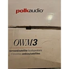 Polk Audio OWM3 Multi-purpose Surround Satellite Speakers Pair New Open Box. Fixed Price $91.80.