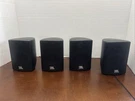 Jbl 145 Satellite Speaker Lot Of Black With Wires. Fixed Price $49.99.