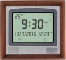 Alfajr Azan/nimaz/prayer Clock CW-15 With Detachable Solid Wood Frame Walnut. Fixed Price $72.54.
