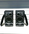 Aiwa SX-ZR525 Classic Vintage Hifi Desktop Stereo Speakers 120W Cleaned & Tested. Fixed Price $150.00.
