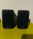 Polk Audio RM2300 Black Satellite Speakers Pair 2.0 Channel Wired Banana Jack. Fixed Price $49.99.