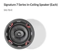 Episode Signature Series In-ceiling Surround Speaker SIG-78-IC (each). Fixed Price $430.00.