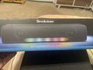 Brookstone 12.5" Bluetooth Sonicvibe Mini Soundbar With Led Lights New Box. Fixed Price $29.00.