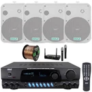 Pyle Am/fm Stereo Receiver, 4X 6.5" 500W Indoor/outdoor Speakers, Mic System. Fixed Price $426.49.