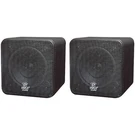 2X Pyle PCB4BK 4'' 200 Watts Power 8 Ohms Mini Cube Bookshelf Black Speaker. Fixed Price $59.99.