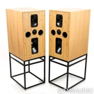 Graham LS5/5 Bookshelf Speakers; Oak Pair W/ Gig Harbor Stands (mint Unused). Fixed Price $11799.00.