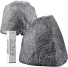 8" Wireless Bluetooth Outdoor Rock Speaker Granite Grey Pair IP67 Power Supply. Fixed Price $394.32.