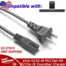 Ac Power Cord Cable For Vizio V21D-J8 M213AD-K8 M215A-J6 M215AW-K6 Soundbar. Fixed Price $9.79.