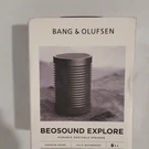 Bang & Olufsen Beosound Explore Bluetooth Portable Speaker, Waterproof, Black. Fixed Price $180.00.
