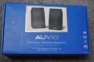 New One Pair Auvio Two-way Satellite Speakers #4000461. Fixed Price $23.99.