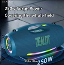 Zealot S89 250W Partybox Bluetooth Wireless Speaker Boombox 3 Bass Eqs. Fixed Price $229.00.
