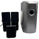 1X Insignia Theater System Surround Speaker LHS-36SCW W/ 5X LHS-36SCS. Fixed Price $57.99.