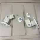 Jbl Northridge Series N24AWII White Bookshelf Speakers Brackets Only. Fixed Price $25.20.