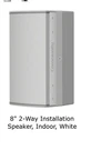 Biamp Community IC6-1082/26W 8" 2-WAY Installation Speaker, Indoor, White New. Fixed Price $199.99.
