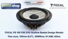 SINGLE(1 Pcs) Focal PS165FSE Evo 165MM(6,5 Flax-cone Shallow Basket Woofer. Fixed Price $169.00.