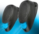 Water Resistant 3" Surface Mount Satellite Speakers With Led Lighting Blue. Fixed Price $42.94.