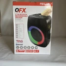 New Qfx PBX-126 Portable Bluetooth Speaker With Led Party Lights 4 3900WATTS. Fixed Price $35.00.