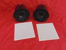 Pair Of B&w Bowers Wilkins CCM632 Ceiling Speakers White Grills. Fixed Price $299.99.