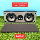 Episode ES-300-LCR-3 Series Speaker With 3" Dual Woofers (scratches). Fixed Price $23.00.