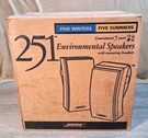 Bose 251 Environmental Speakers Pair (black) - New Open Box. Fixed Price $749.00.