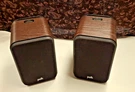 Polk Audio ES10 Signature Elite Satellite Speakers, Pair, Walnut. Fixed Price $170.00.