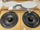Fusion MS-CL602 Flush-mount Finish Marine White In-ceiling Speakers. Fixed Price $125.00.