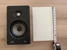 Polk V65 In-wall Speaker, 2.0 Channel, Rectangular, Wired. Fixed Price $75.00.