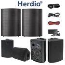 2 Pack Herdio Outdoor Bluetooth Speakers Theatre Deck Patio Waterproof. Fixed Price $104.20.
