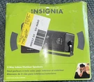 Insignia IS-SP3WAY 4" 3-WAY Indoor/outdoor Stereo Surround Speakers Pair Black. Fixed Price $50.00.