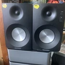 Crosley S100A-BK Bluetooth Enabled Powered Stereo Speakers, Black (pair). Fixed Price $75.00.
