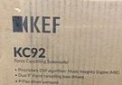 Kef KC92 Force-cancelling Powered Subwoofer White Ob. Fixed Price $2199.99.