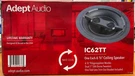 Adept Audio IC62TT - 1/2 Inch Ceiling Speaker Bracket New Open Box. Fixed Price $224.99.