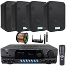 Pyle Stereo Display Receiver, 4X 6.5'' 500W Indoor/outdoor Speakers, Mic System. Fixed Price $463.49.
