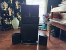 Polk Audio RM3600 Center Channel Speaker & 4 RM3300 Black And Powered Subwoof. Fixed Price $175.00.