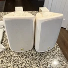 Niles Os 6.5 Outdoor/indoor Wall Speakers Wired W/brackets White (2) Works. Fixed Price $139.00.